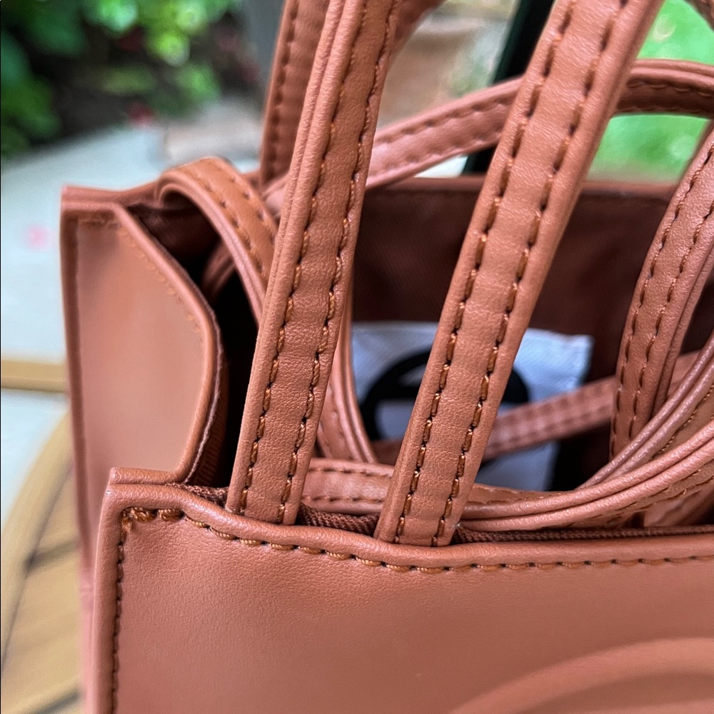 Telfar Mini Bag in Chestnut Brown - Picture 6 of 9